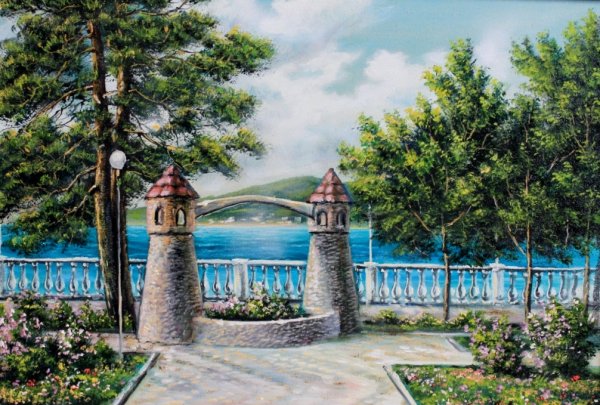 Геленджик картины набережной