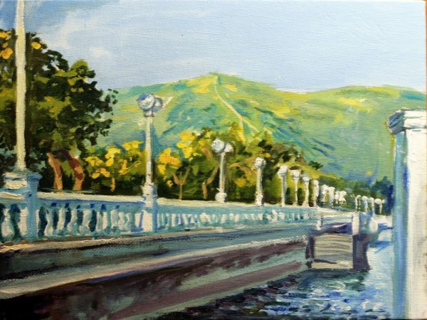 Картина маслом Геленджик