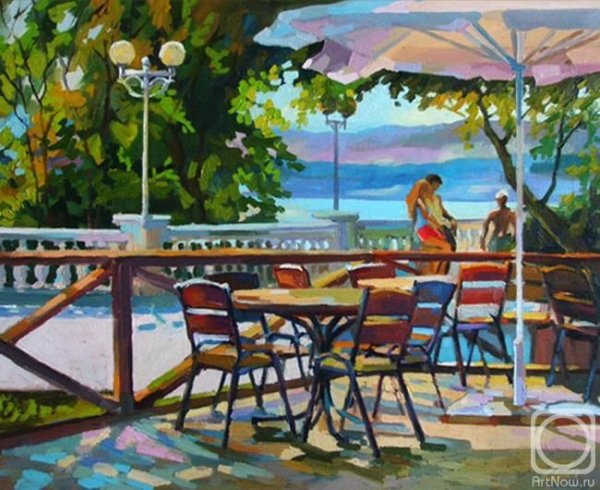 Картина набережная Геленджик 60х90