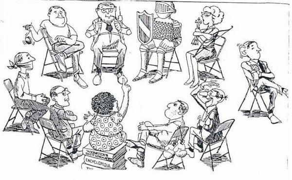 Групповая психотерапия карикатура