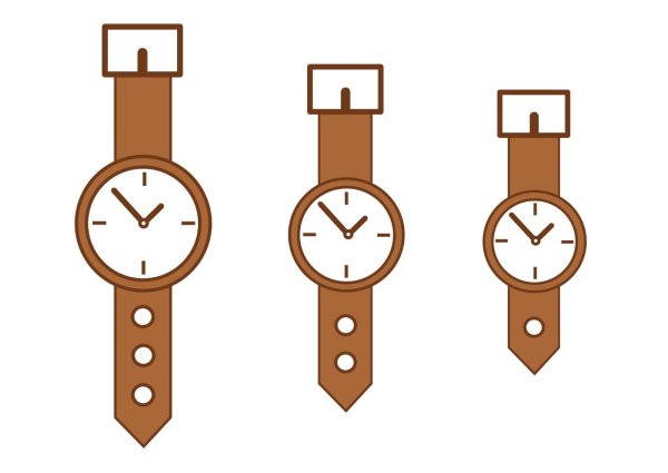 Часы рисунок