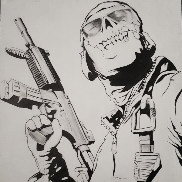 Гоуст для срисовки