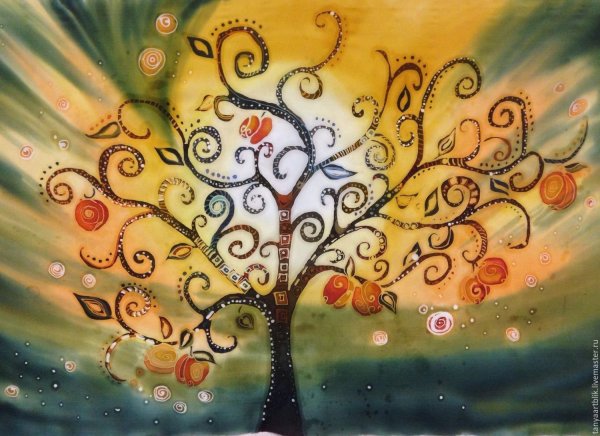 Цветное дерево