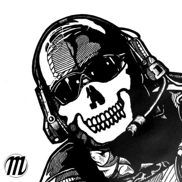 Рисунок Гоуста из Call of Duty