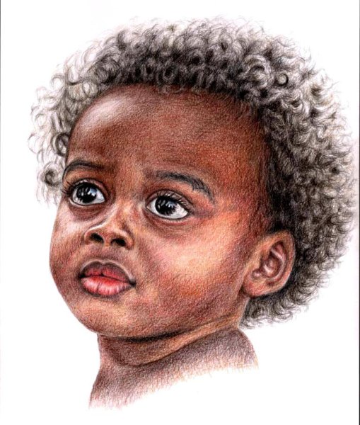 Портрет негритенка