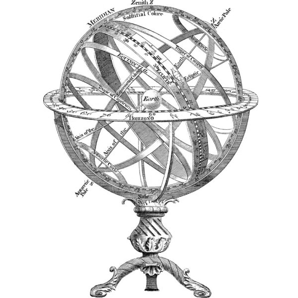 Сферическая Астролябия схема