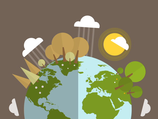 Изменение климата иллюстрации