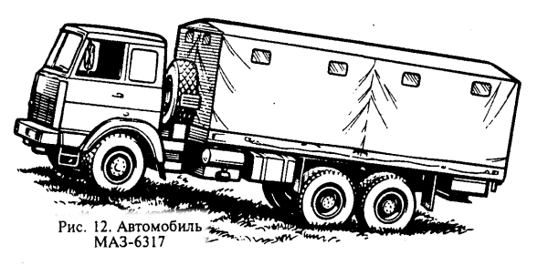 Раскраска КАМАЗ 5511