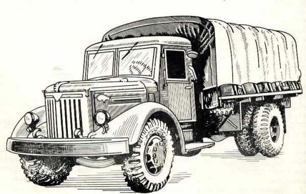 КАМАЗ для рисования