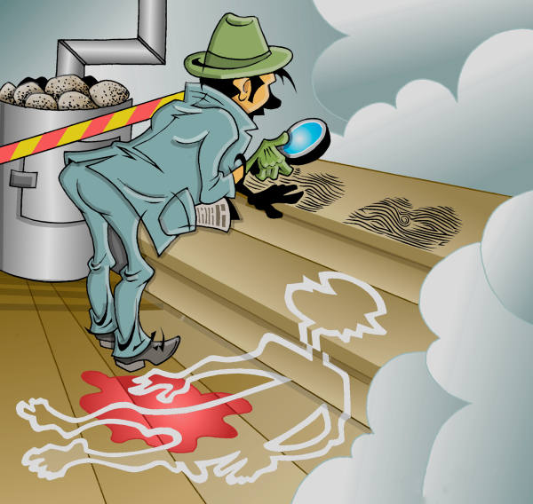 Преступность карикатура