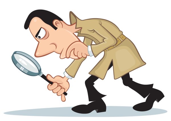 Следователь с лупой