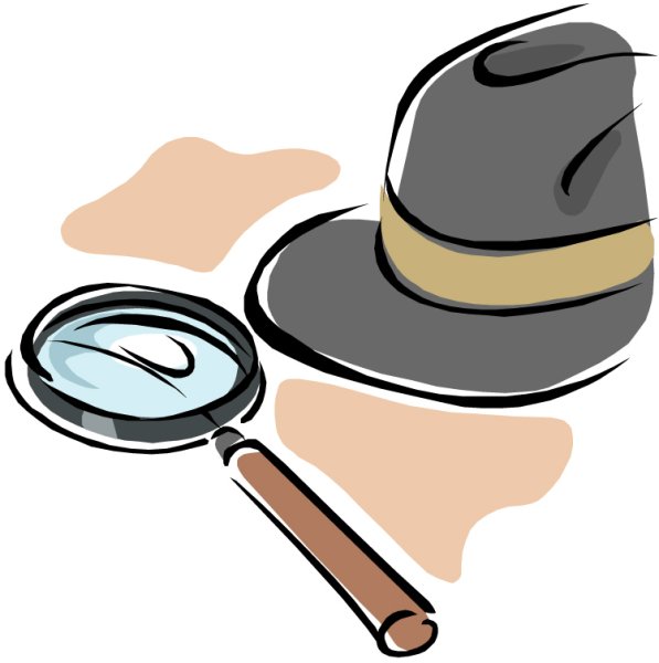 Шерлок Холмс на черном фоне