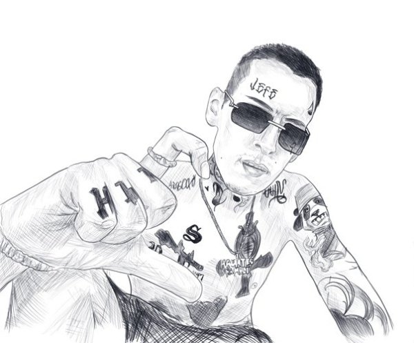 Кизару раскраска рэпер