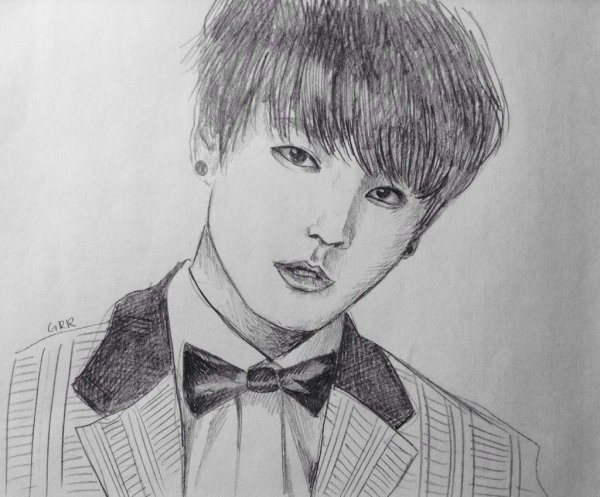 Портрет группы БТС