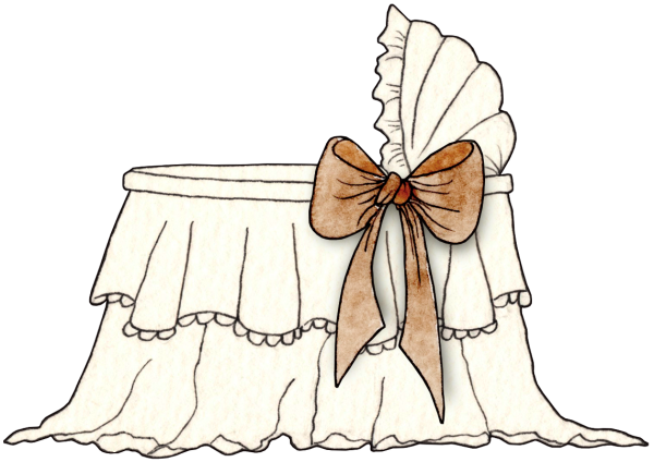 Люлька на белом фоне