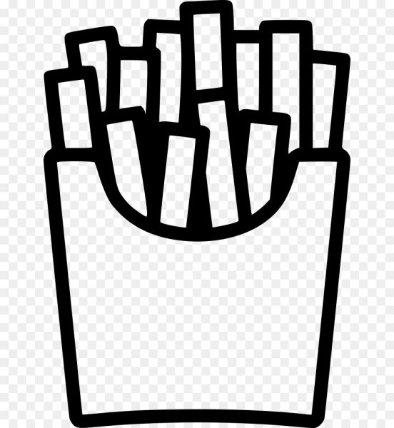 Пиктограмма картошка фри