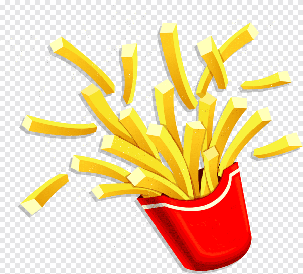 Картошка фри вектор