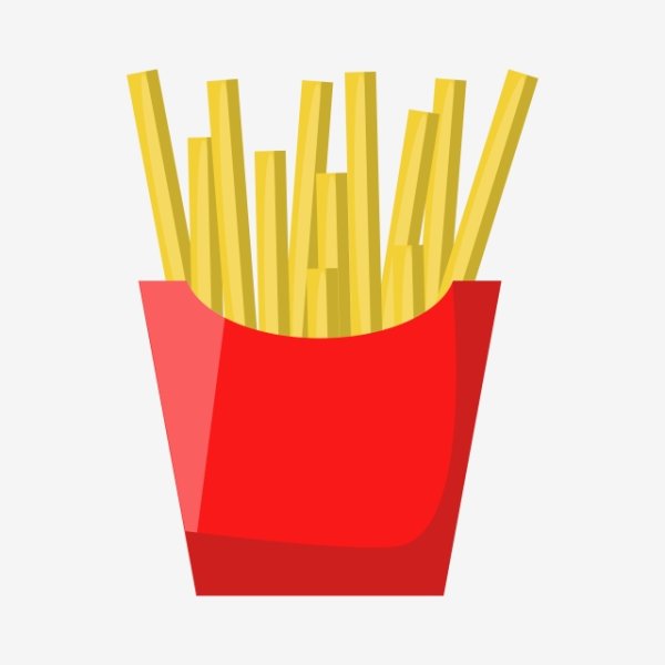 Картофель фри пиктограмма