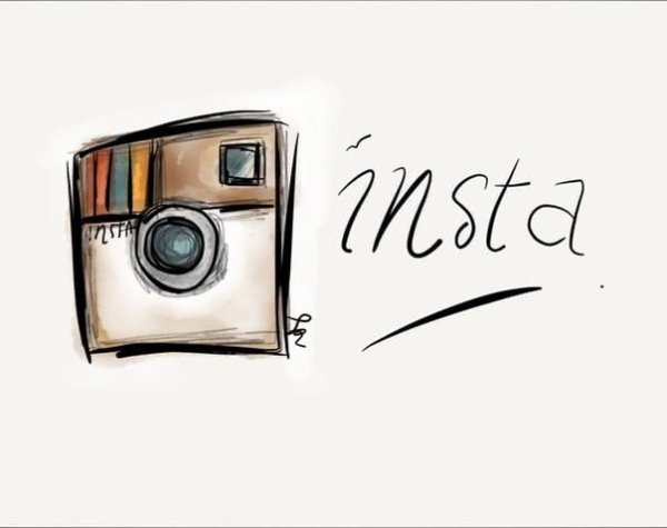 Нарисовать Инстаграмм