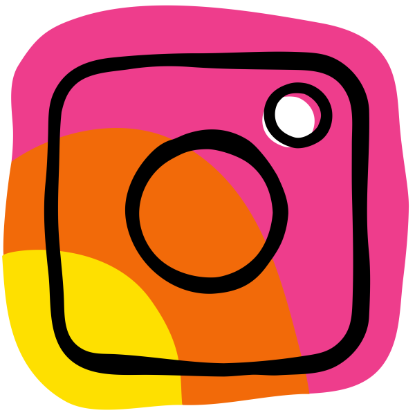 Нарисованный логотип инстаграмма