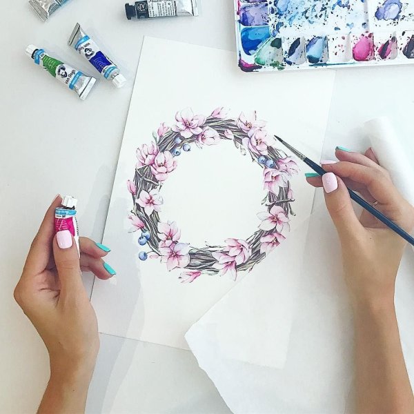 Рисование для инстаграмма