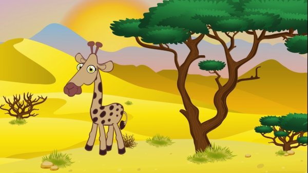 Фон в стиле сафари