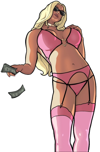 Персонажи из ГТА 5 девушка