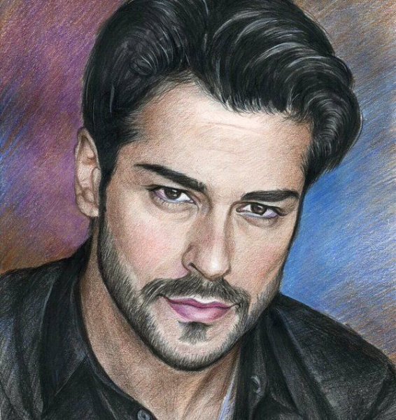 Бурак Озчивит портрет черная любовь