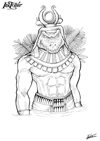 Бог Себек символ