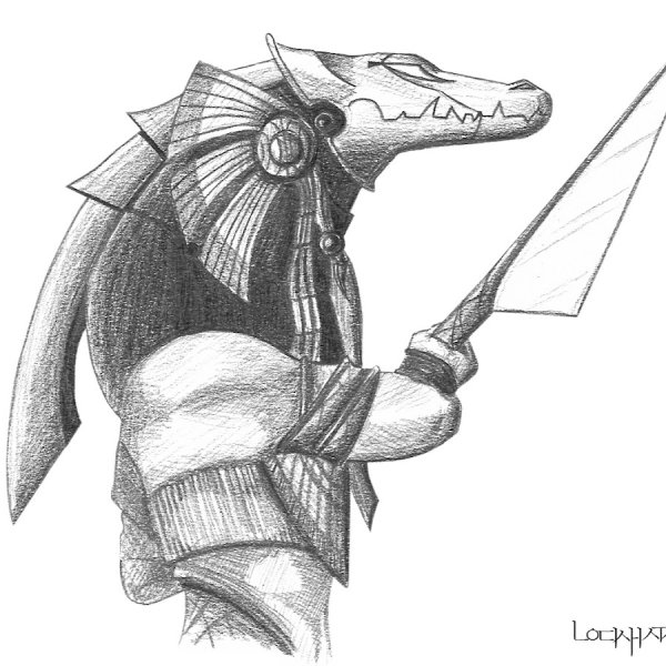 Себек Бог тату