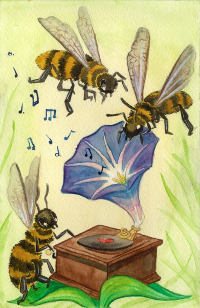 Пчела рисунок