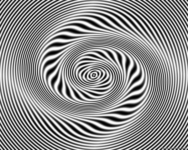 Черно белая спираль