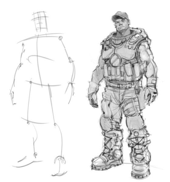 Спецназ рисунок карандашом