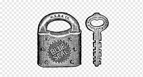 Рисование замок и ключ