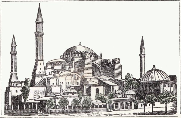 Храм Софии в Константинополе фасад