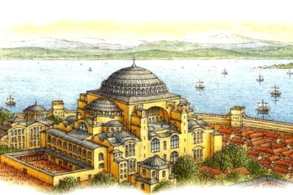 Собор Святой Софии в Константинополе реконструкция