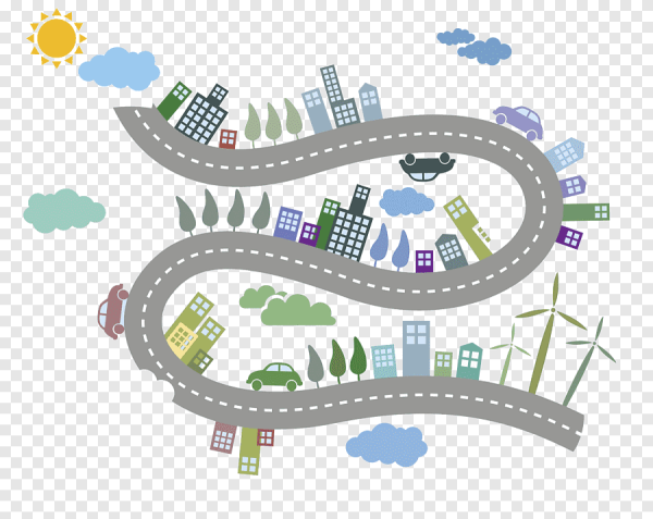 Стилизованная дорога