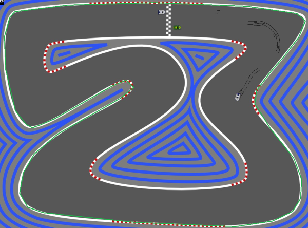 Извилистая дорога мультяшная