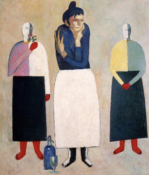 Казимир Малевич супрематизм живописный реализм футболиста