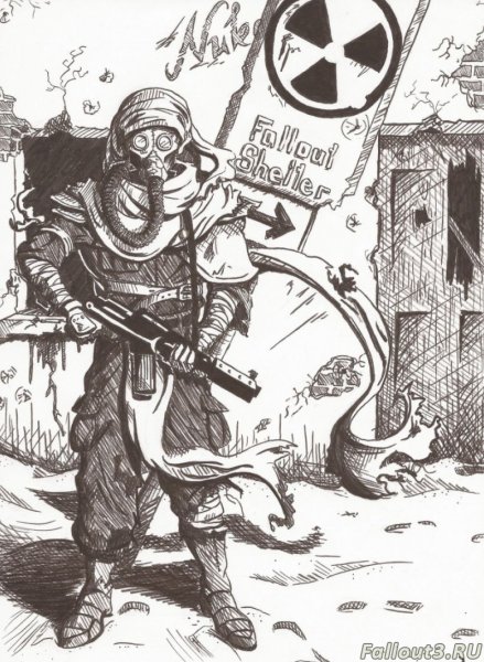 Постапокалипсис пустыня арт