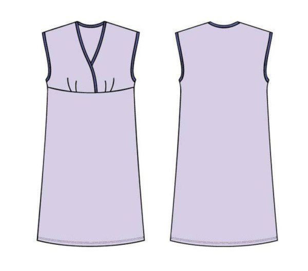 Моделирование ночной рубашки