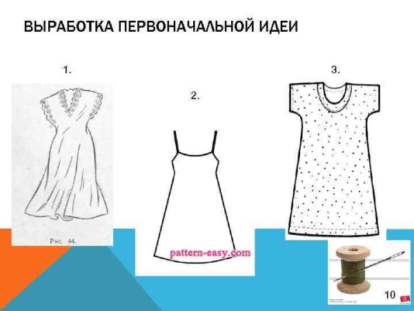 Выбор модели ночной сорочки