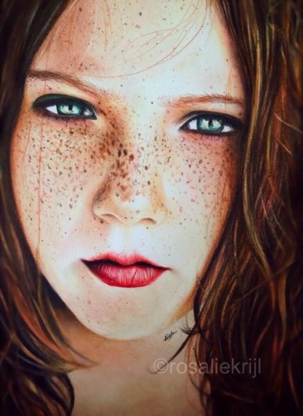 Веснушки арт