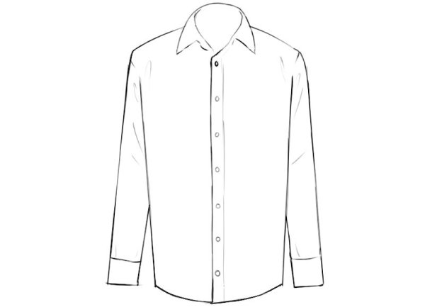 Нарисовать рубашку