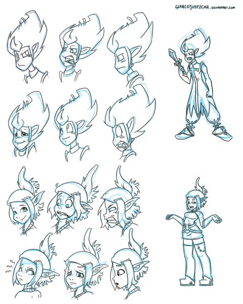 Герои Вакфу референс