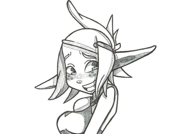 Раскраска Вакфу Евангелина