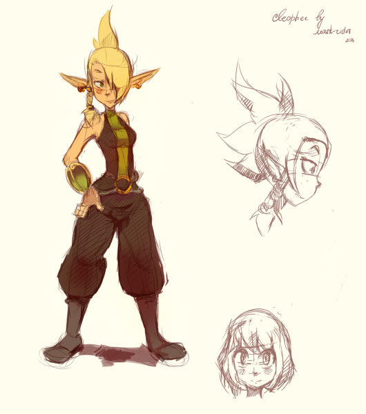 Вакфу концепты персонажей