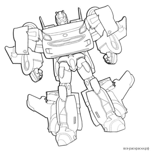 Раскраска Тобот Атлон