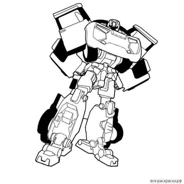 Тобот Тритан раскраска