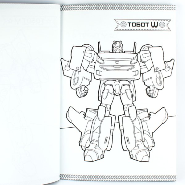 Раскраска Спиди Тобот